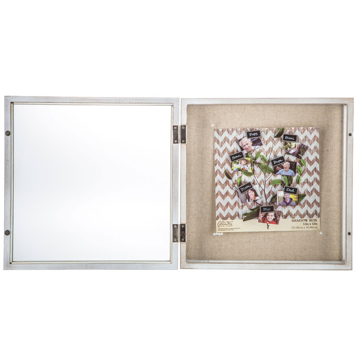 White See All Style Shadow Box 12" x 12" Hobby Lobby 1329788
